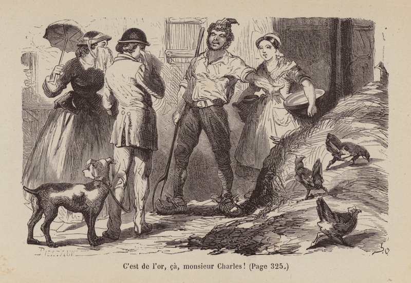 Illustration for Un Bon Petit Diable by Horace (after) Castelli