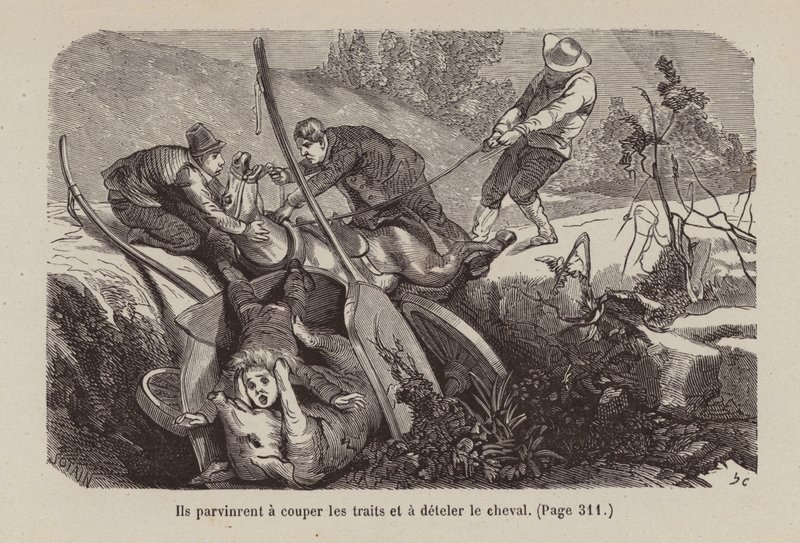 Illustration for Un Bon Petit Diable by Horace (after) Castelli