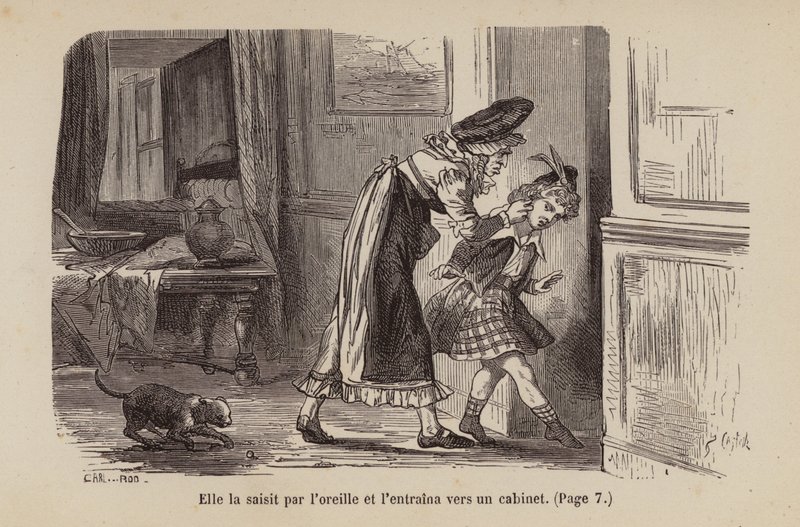 Illustration for Un Bon Petit Diable (engraving) by Horace (after) Castelli