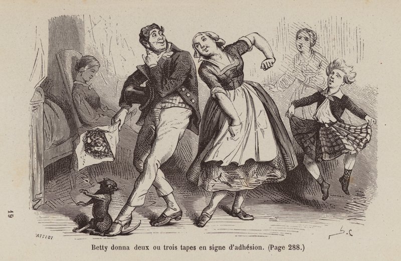 Illustration for Un Bon Petit Diable by Horace (after) Castelli