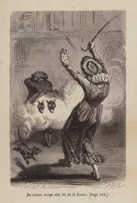 Illustration for Un Bon Petit Diable by Horace (after) Castelli
