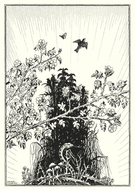 Illustration for The Sermon On The Mount by Horace J. Knowles