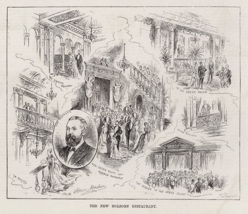 The New Holborn Restaurant by Horace Morehen