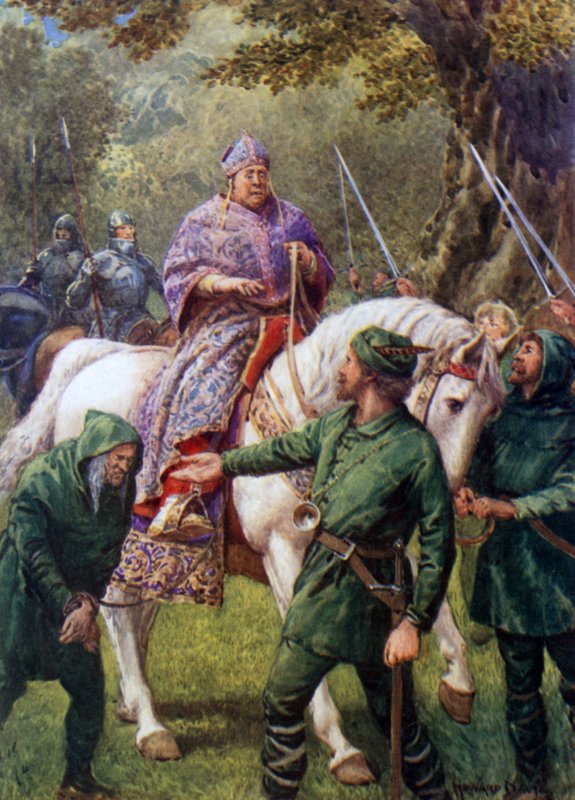 Robin Hood meets the Bishop of Hereford by Howard Davie