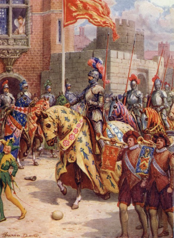 Sir Philip Sidney, at the Tournament in Whitehall by Howard Davie