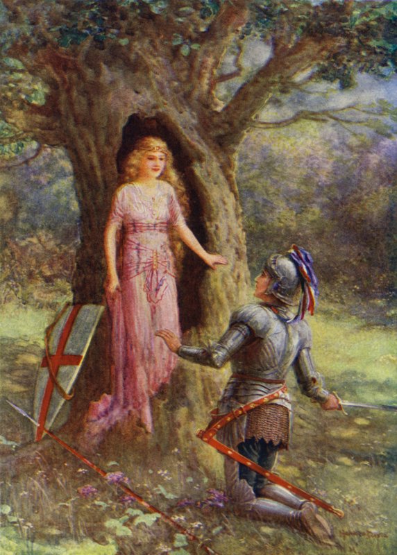 St Denis Of France and Fair Eglantine by Howard Davie