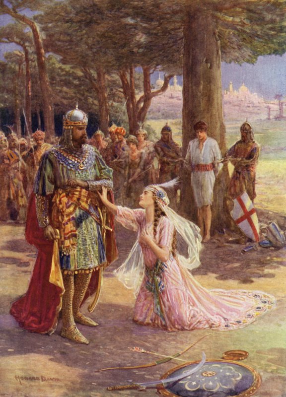 St James Of Spain and Princess Celestine by Howard Davie