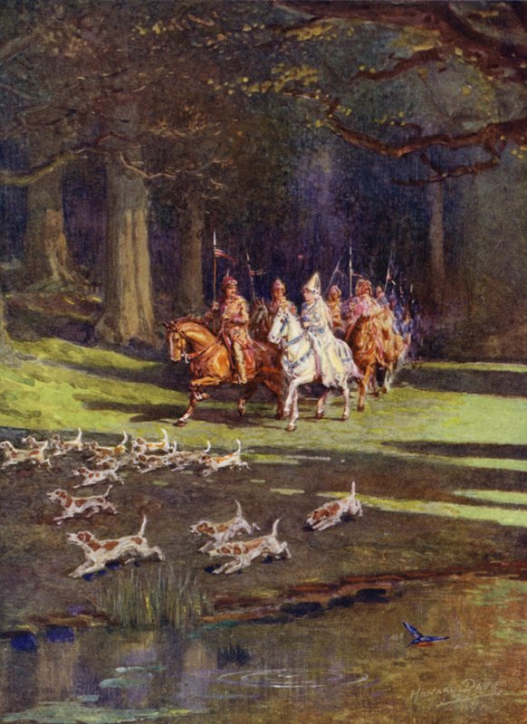 The whole company set out for the forest by Howard Davie