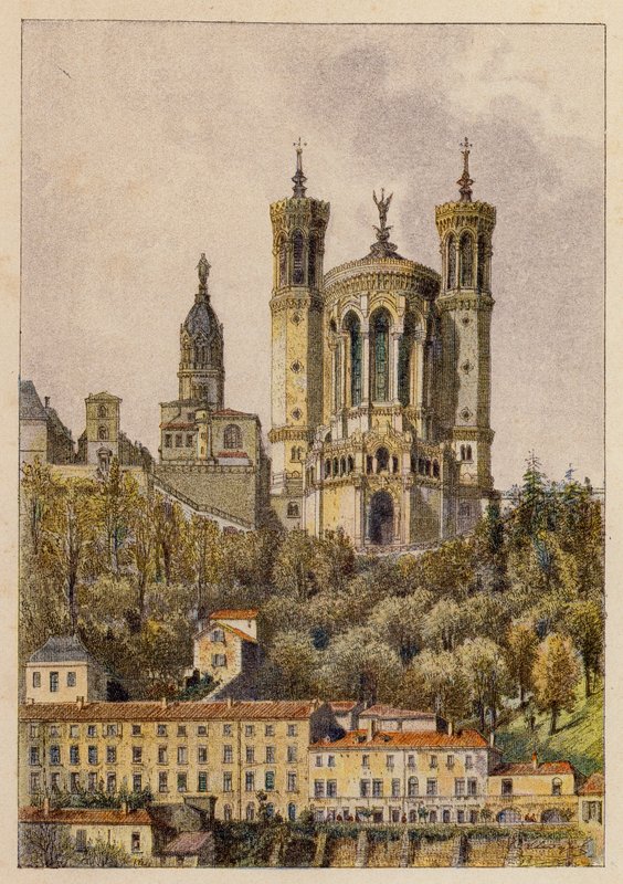 Notre-Dame De Fourvieres, Lyon by Hubert Clerget