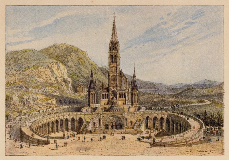 Notre-Dame De Lourdes by Hubert Clerget