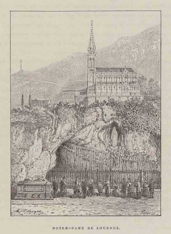 Notre-Dame De Lourdes by Hubert Clerget