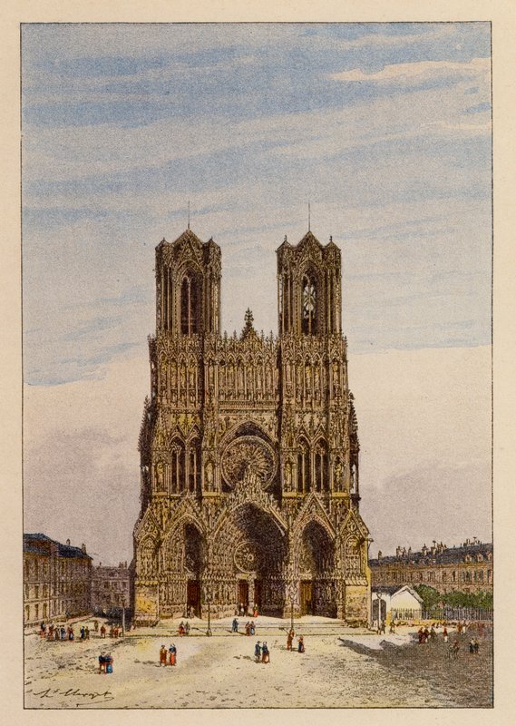 Notre-Dame de Reims by Hubert Clerget