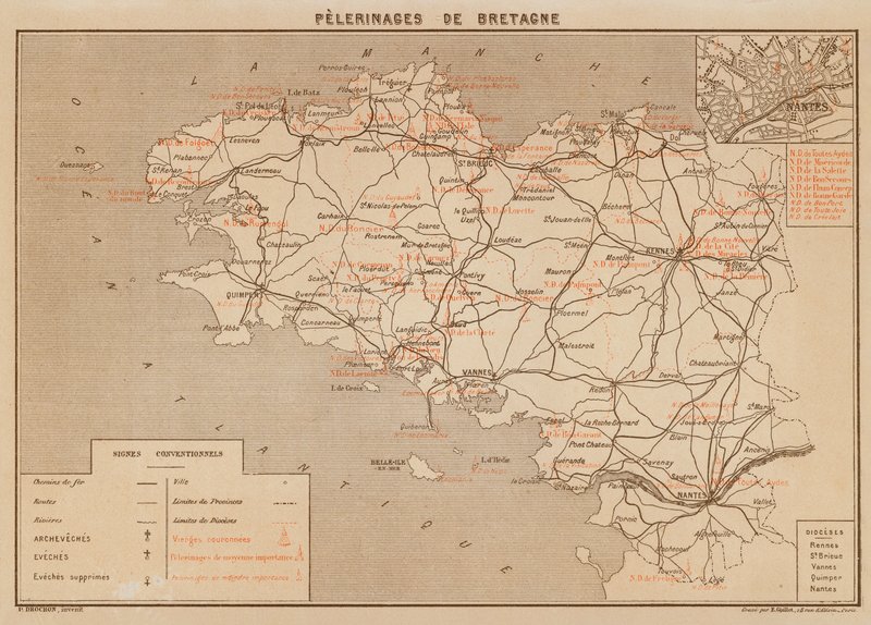 Pilgrimages of Brittany by Hubert Clerget