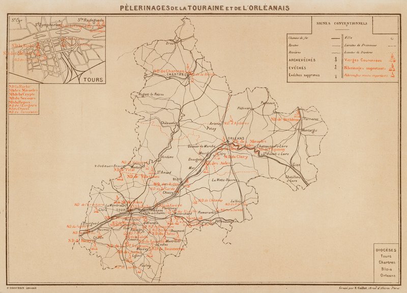 Pilgrimages of Touraine and Orleanais by Hubert Clerget