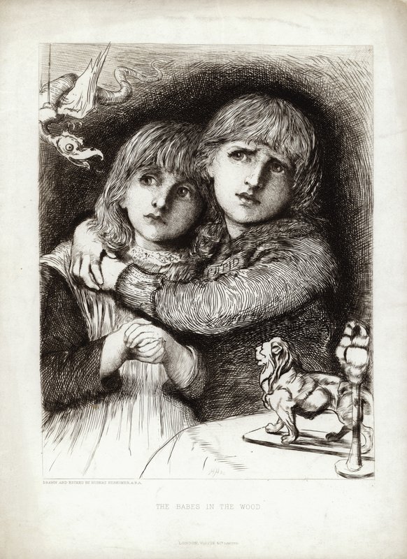 The Babes in the Wood by Hubert von Herkomer