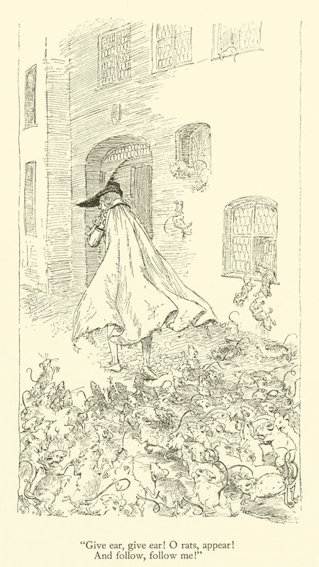 Give Ear, Give Ear! O Rats, Appear! and Follow, Follow Me! by Hugh Thomson