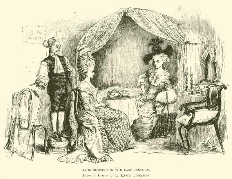 Hair-dressing in the Last Century by Hugh Thomson