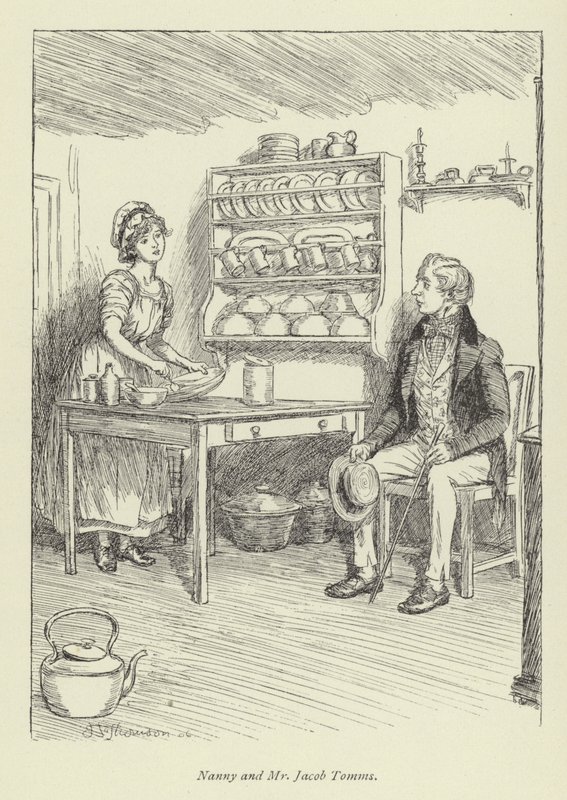 Illustration for Amos Barton by George Eliot by Hugh Thomson