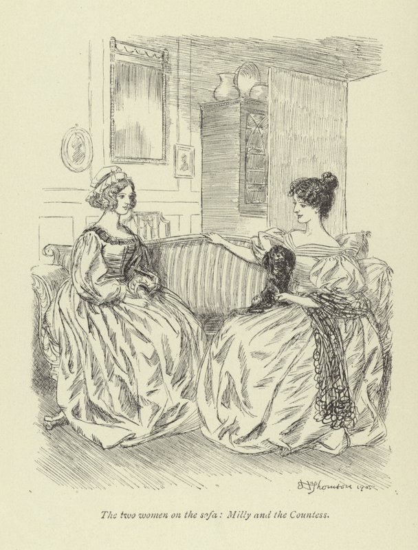 Illustration for Amos Barton by George Eliot by Hugh Thomson