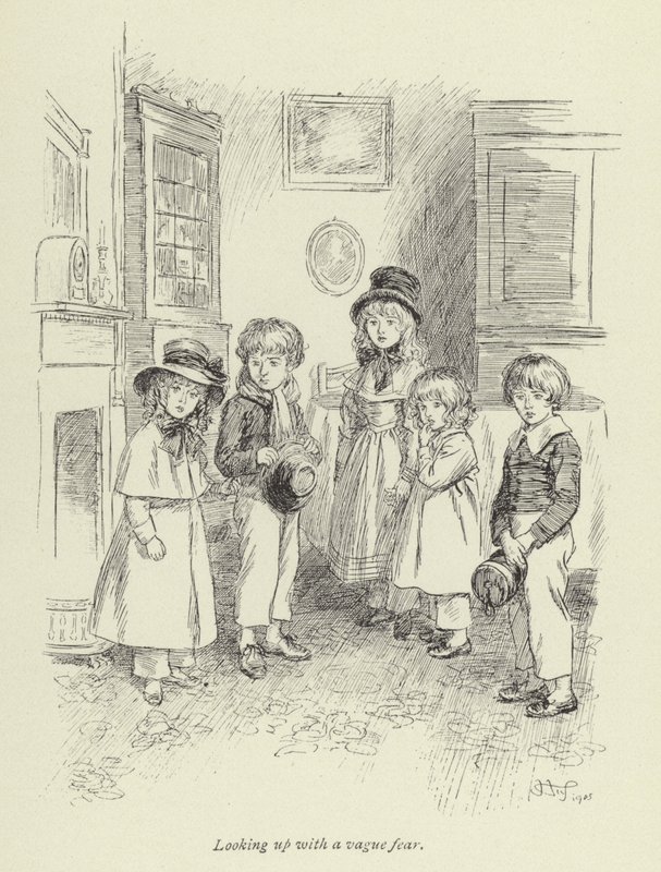 Illustration for Amos Barton by George Eliot by Hugh Thomson