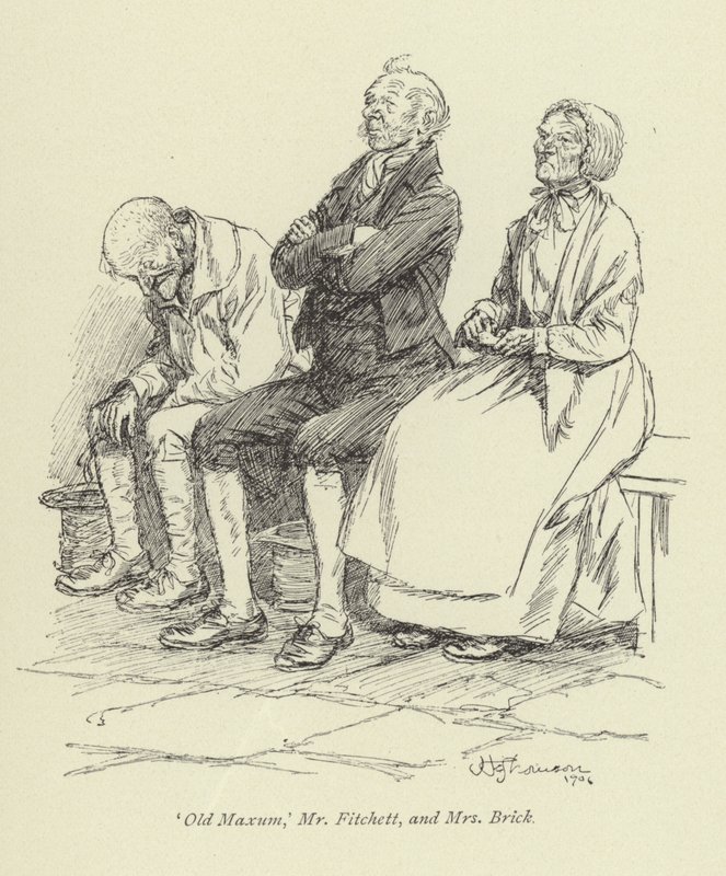 Illustration for Amos Barton by Hugh Thomson