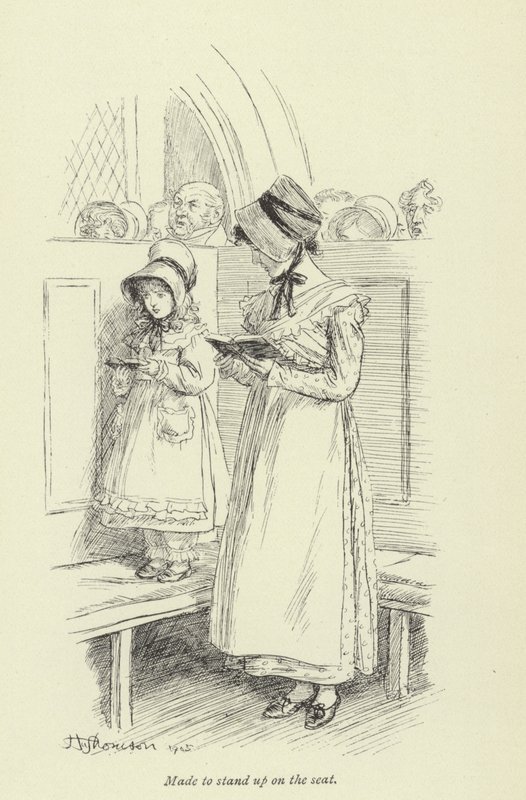 Illustration for Amos Barton by Hugh Thomson