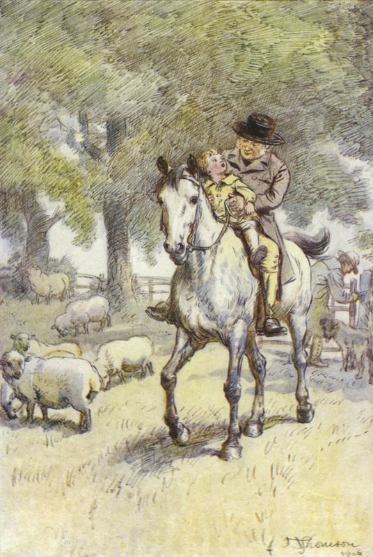 Illustration for Amos Barton by Hugh Thomson