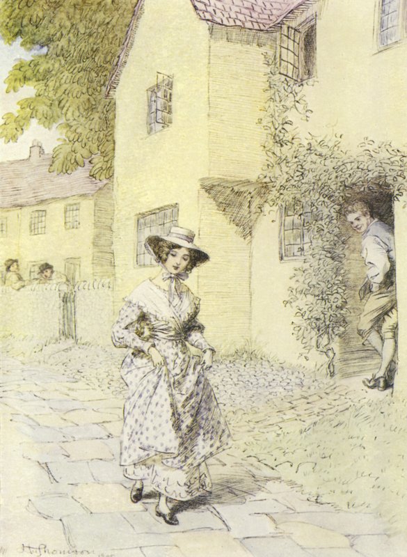 Illustration for Amos Barton by Hugh Thomson