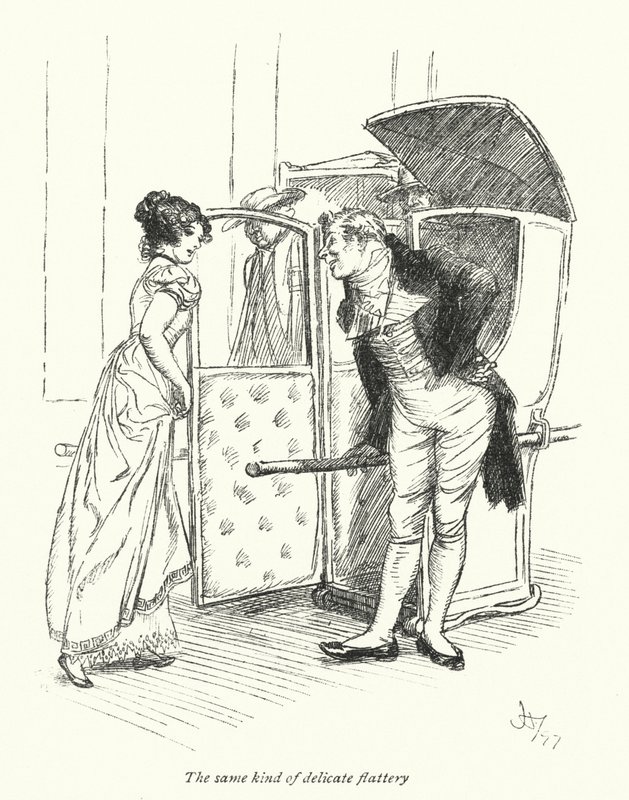 Illustration for Northanger Abbey by Jane Austen by Hugh Thomson