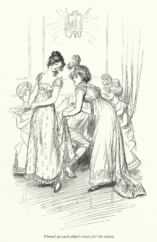 Illustration for Northanger Abbey by Jane Austen by Hugh Thomson