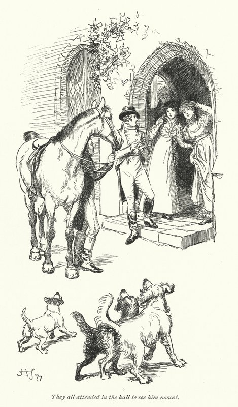 Illustration for Northanger Abbey by Jane Austen by Hugh Thomson