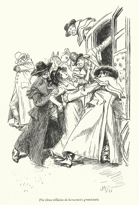 Illustration for Northanger Abbey by Jane Austen by Hugh Thomson