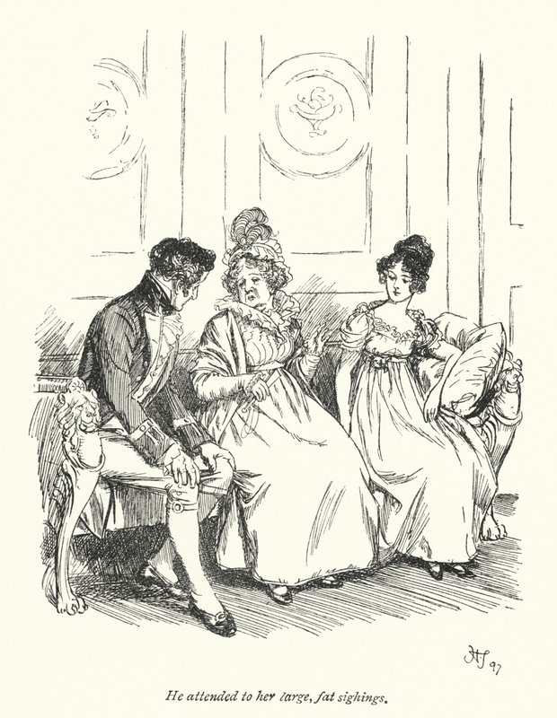 Illustration for Persuasion by Jane Austen by Hugh Thomson