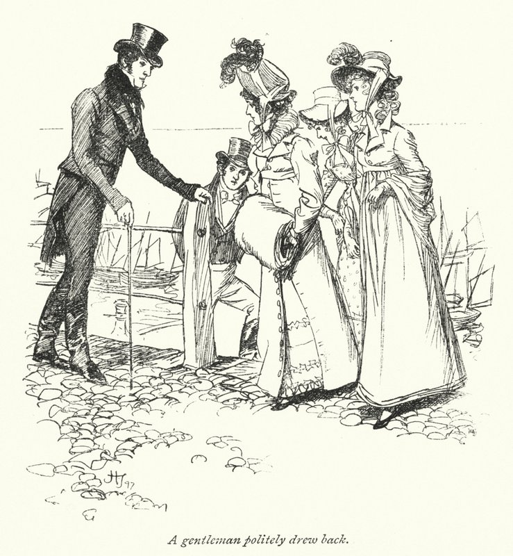 Illustration for Persuasion by Jane Austen by Hugh Thomson