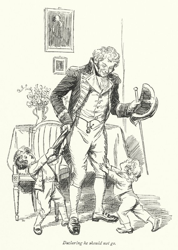 Illustration for Persuasion by Jane Austen by Hugh Thomson