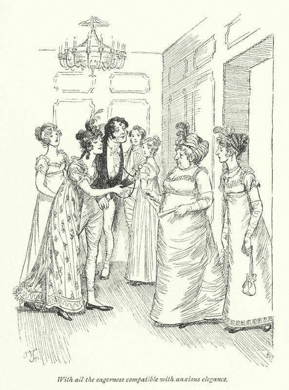 Illustration for Persuasion by Jane Austen by Hugh Thomson