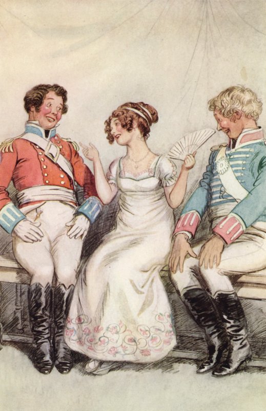 Illustration for Quality Street by Hugh Thomson