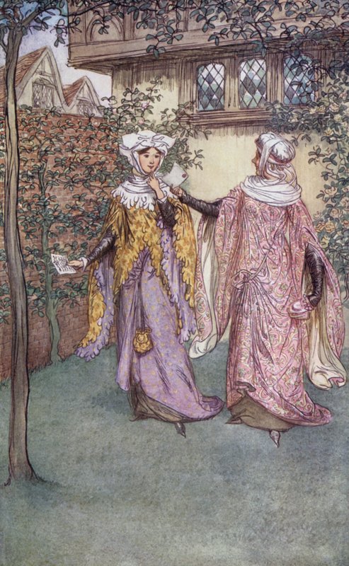 Illustration for The Merry Wives of Windsor by Hugh Thomson