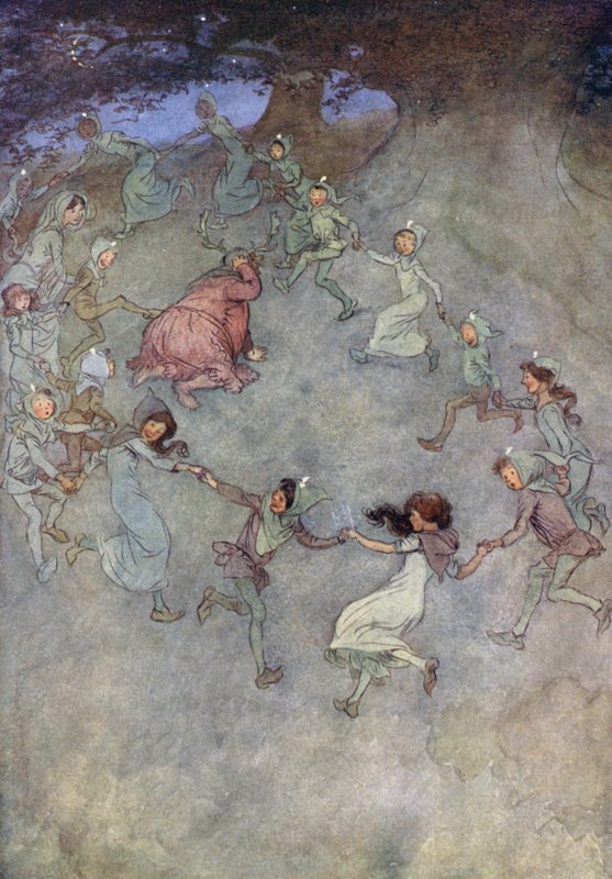 Illustration for The Merry Wives of Windsor by Hugh Thomson