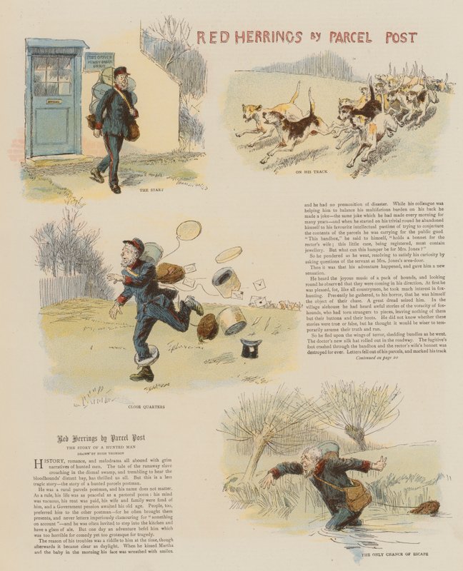 Red Herrings by Parcel Post by Hugh Thomson