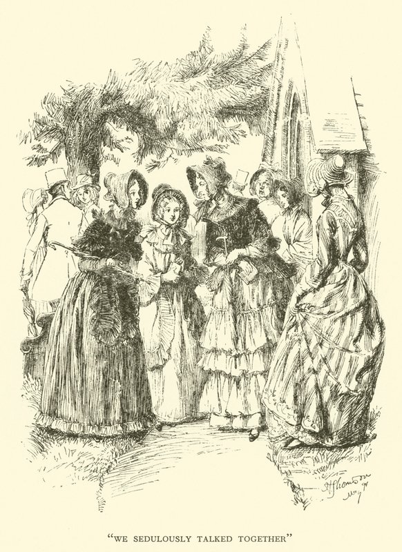 We Sedulously Talked Together (engraving) by Hugh Thomson
