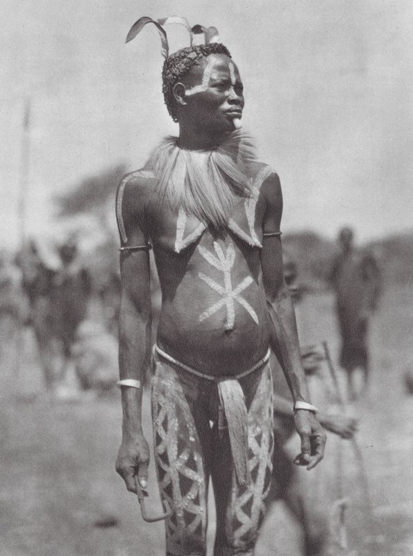 Nuba Woman with Festal Ornament by Hugo Adolf Bernatzik