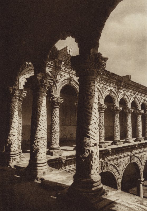 Mexico: Mexico City, Merced Monastery by Hugo Brehme