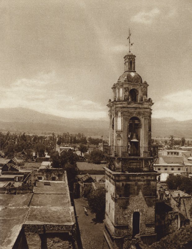 Mexico: Church of Xochimilco by Hugo Brehme