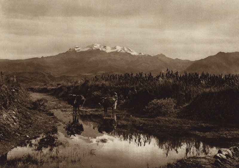 Mexico: Iztaccihuatl by Hugo Brehme