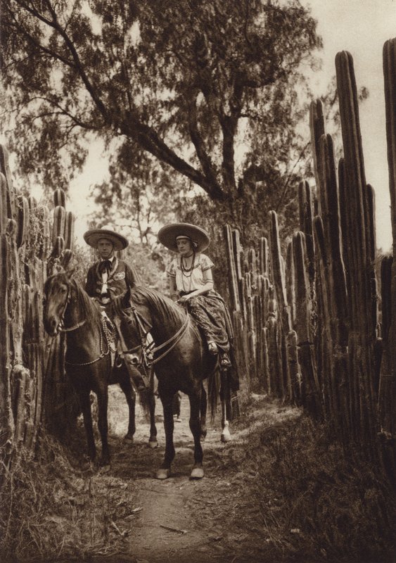 Mexico: Mexicans in National Costume by Hugo Brehme