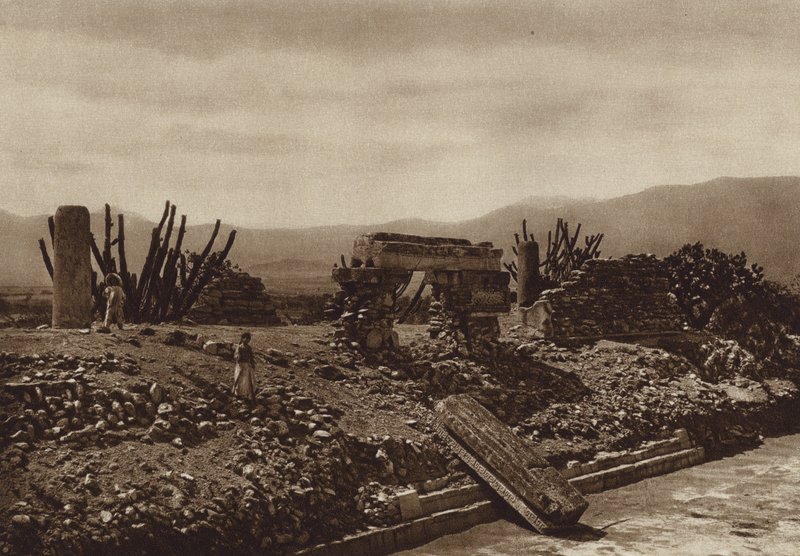 Mexico: Ruins of Mitla, Oaxaca State by Hugo Brehme