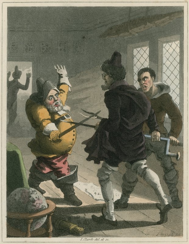 Illustration from Hudibras by Samuel Butler by I Clark