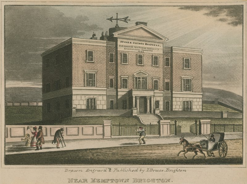General view of the Sussex County Hospital by Ian Bruce
