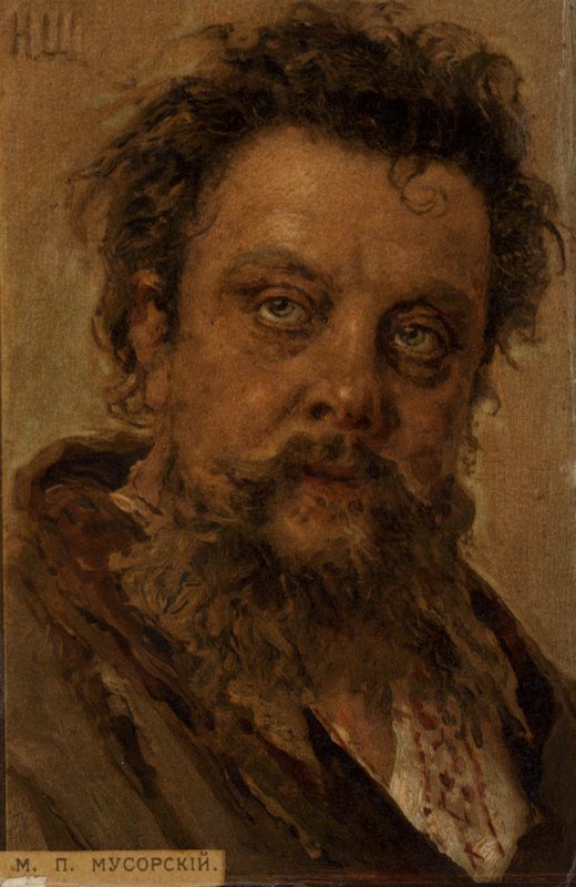 Modest Mussorgsky, Russian Composer by Ilya Efimovich Repin